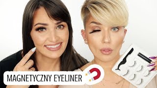 🧲 Testujemy EYELINER I RZĘSY MAGNETYCZNE  Hit czy Kit 🧲 [upl. by Garlan678]