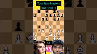 M Warmerdam vs D Gukesh  R10  Tata Steel Masters 2025 chess [upl. by Oxford]