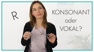 R  Aussprache als Konsonant oder als Vokal [upl. by Maura]