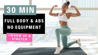 30 Min Full Body Abs amp Cardio Workout  NO EQUIPMENT [upl. by Becky]