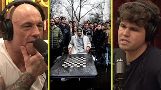 Magnus Carlsen On Playing The Washington Square Chess Hustlers [upl. by Irac123]