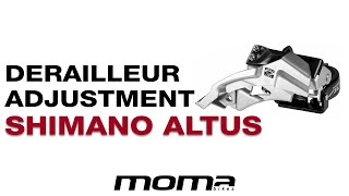 Shimano Altus derailleur adjustment [upl. by Laden]