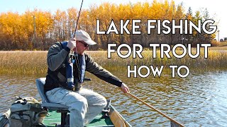 Lake Fishing for Trout  Stillwater Basics [upl. by Aihsotan]