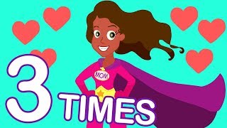 3 Times Table Song  LEARN MATH for Kids Multiplication Song X3 [upl. by Treve]