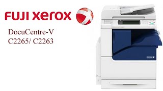 Fuji xerox DocuCentre V C2263 C2265 How to Install Driver Priver [upl. by Modla]