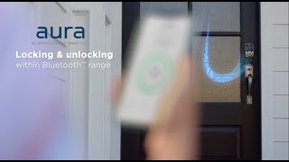 Aura Bluetooth smart lock  New from Weiser [upl. by Amorita]