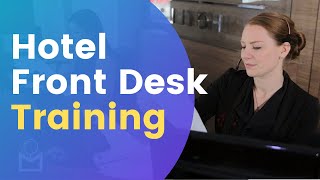 Hotel Front Desk  Full Training [upl. by Dj959]