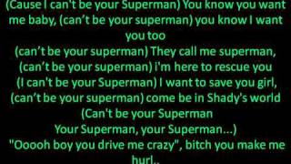 Eminem Superman Lyrics [upl. by Ianteen]