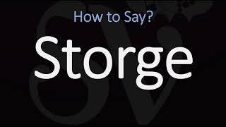 How to Pronounce Storge CORRECTLY LOVE Meaning amp Pronunciation [upl. by Adnuhsar]