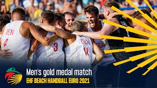 Gold medal match highlights Men  EHF Beach Handball EURO 2021 [upl. by Nikki]