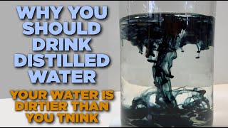 Tap Water Analysis  Three Reasons Why I Drink Distilled Water [upl. by Arualana]