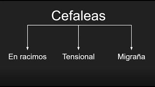 Cefaleas  Cefalea Tensional Migraña y en Racimo  FISIOPATOLOGÍA [upl. by Sandon602]