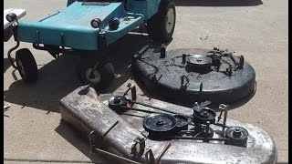 Refurb amp Refit 42quot Deck To 30quot Dixon Riding Mower [upl. by Orbadiah]