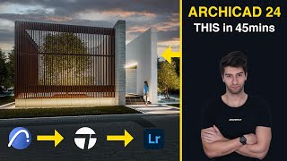 ArchiCAD 24 Design Tutorial under 45 Minutes [upl. by Rodney]