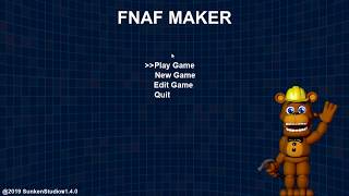 FNAF Maker  Creating My Own Dope Fan Game [upl. by Graham]