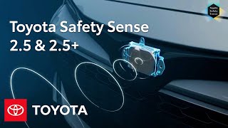 Toyota Safety Sense 25 and 25 Overview  Toyota [upl. by Yuu]