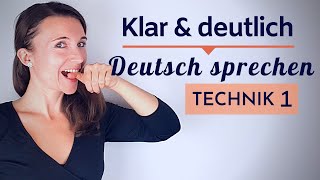 1 KLAR UND DEUTLICH SPRECHEN  Richtig Deutsch sprechen  Aussprache Übungen  Sprechtraining [upl. by Oigimer]