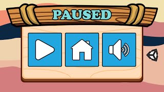 How To Make A PAUSE MENU In 4 Minutes  Easy Unity Tutorial [upl. by Ecitsuj]