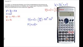 Distribuição Binomial [upl. by Ahsenra]