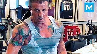 Sylvester Stallone Workouts for Creed amp Rambo  Muscle Madness [upl. by Hutton]