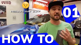 FIRST TIMERS GUIDE TO VINYL WRAPPING A CAR  Tips amp Tricks PART 1 [upl. by Slein]