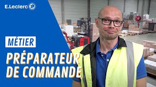 Nicolas  préparateur de commande  Nos métiers 👨‍💼👷‍♀️  ELECLERC [upl. by Anilejna634]