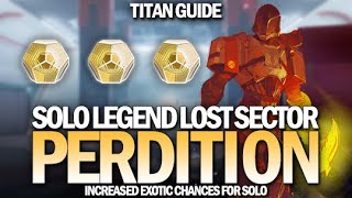 Solo Legend Lost Sector Perdition Titan Guide Destiny 2 Beyond Light [upl. by Hnahc]