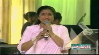 Yeh Larka Hai Allah  Asha Bhosle Live [upl. by Maisel280]