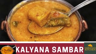 Recipe 39  Kalyana Sambar  Marriage Style Sambar Recipe  Arachuvitta Sambar [upl. by Nosilla968]