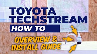 Toyota Techstream Software  Overview and Install [upl. by Enomor]