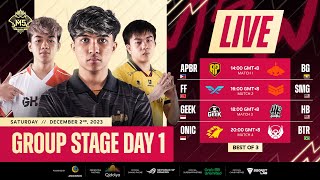 LIVE  DAY 1  M5 World Championship Group Stage  ENG [upl. by Enilhtak655]