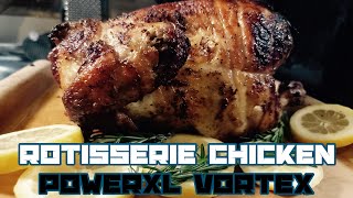 Air Fryer Rotisserie Chicken  Powerxl Air Fryer  Air Fryer Recipes [upl. by Monda]