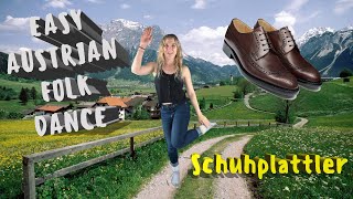 EASY Schuhplattler Dance  Austrian Folk Dance for Kids [upl. by Thomasina]