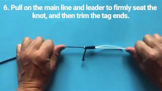 Fishing Knots How to Tie Alberto Fishing Knot [upl. by Tilda593]