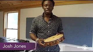 Josh Jones Tambourine Performance Tips [upl. by Inar822]