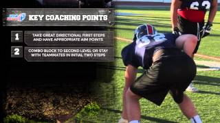 Full line zone drill Offensive line [upl. by Whitten358]