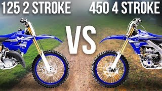 125 2 STROKE VS 450 4 STROKE [upl. by Aspasia]