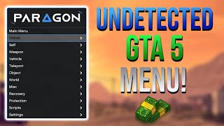 GTA 5  PC UNDETECTED Mod Menu Paragon  MONEY amp RP DROP PROTECTIONS MORE 2021 [upl. by Rodrigo]