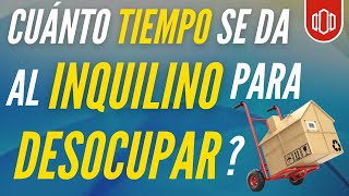 Tiempo que Tiene un Inquilino para Desocupar  Pago de Penalidad para desocupar el inmueble [upl. by Lina]