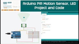 PIR Sensor Arduino Project  Motion Detector Arduino UNO  PIR Sensor Light Arduino [upl. by Rratsal588]