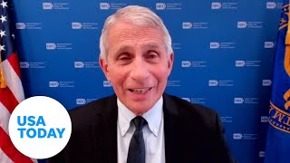 Dr Anthony Fauci Vaccine prevents COVID19 from mutating  USA TODAY [upl. by Eihtur71]