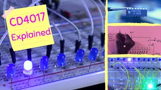 CD4017 ic in details  Basic things of cd4017 [upl. by Ilesara]