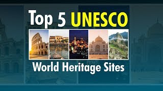 Top 5 World Heritage Sites to Visit  World Heritage Day  TajMahal  5 Famous Places  World News [upl. by Letch13]