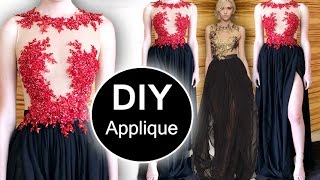 DIY applying appliques Method 1 [upl. by Noynek]