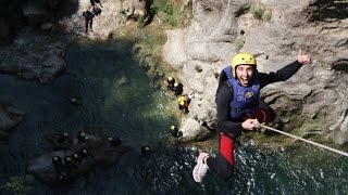 Extreme Canyoning on Cetina River Split  Croatia [upl. by Assyla]