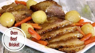 Oven Baked Beef Brisket Made Easy and Simple [upl. by Marmawke571]