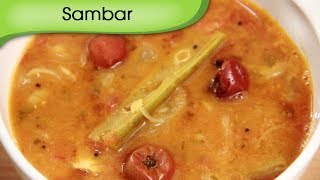 Sambar Recipe  How To Make Sambar For Idli or Dosa  South Indian Lentil and Vegetable Curry [upl. by Nedac]