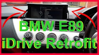 Retrofitting CIC iDrive into a BMW E89 Z4 SatNav [upl. by Dlareg]