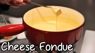 CHEESE FONDUE Authentic Family Recipe How Swiss People Make it [upl. by Enitsyrk]