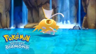 Shiny Magikarp  Pokemon Brilliant Diamond [upl. by Ellehcam684]